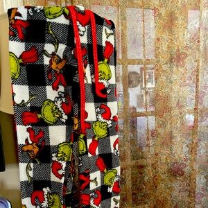 Grinch fleece pajama pants